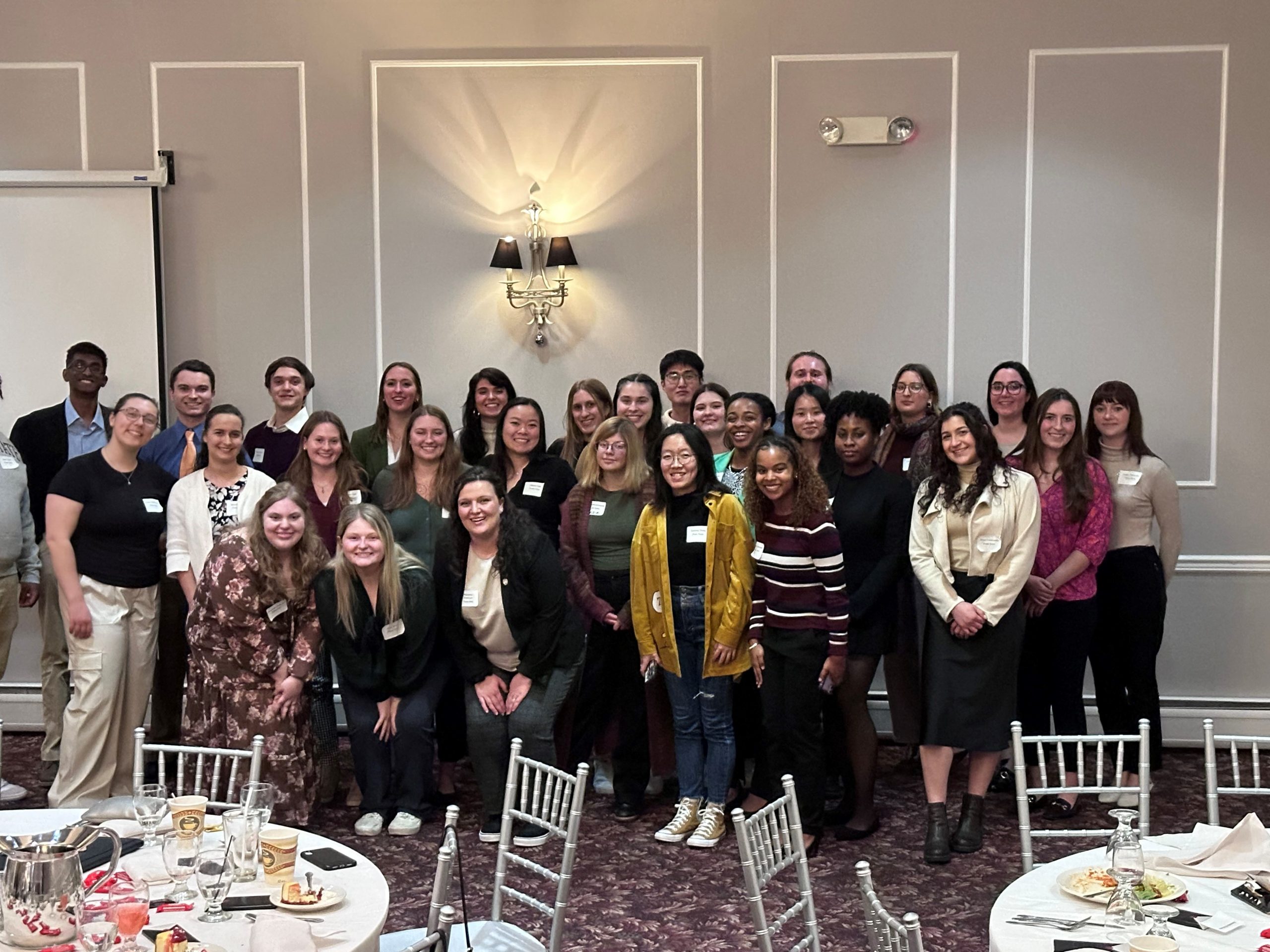 Students attending the Keystone IFT dinner (Nov. 2023)